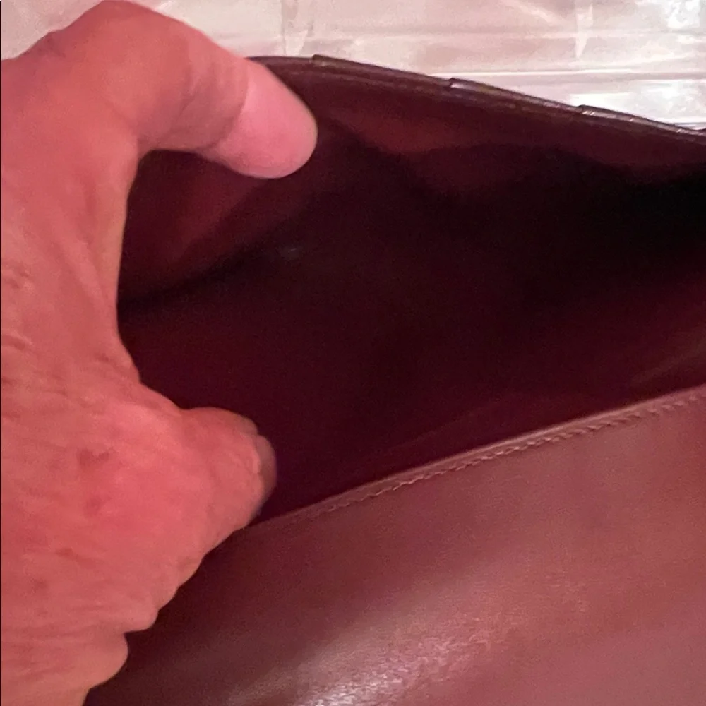 Cartier Deep Red Leather Card Holder - Picture 9 of 12